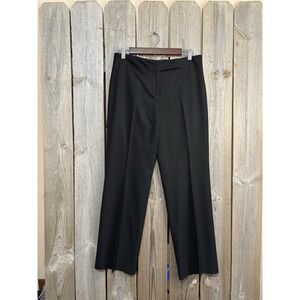 LOFT Julie Fit Petite 4 Black Dress Pants Straight Leg